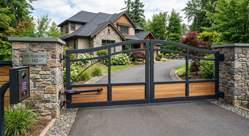 Motorized Gate Installation in Toms River, NJ