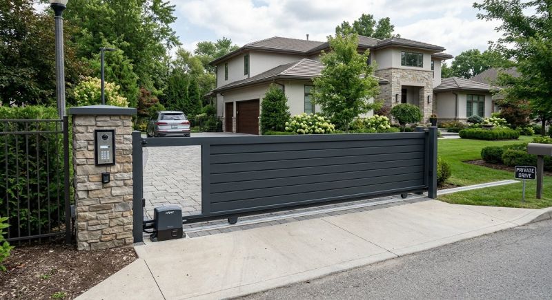 Driveway Gate Installation in Cumming, GA