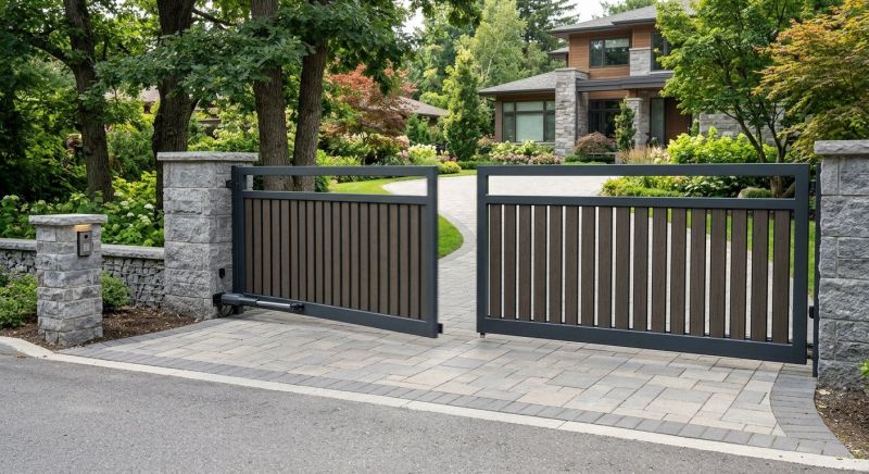 Main Gate Installation in Plano, TX
