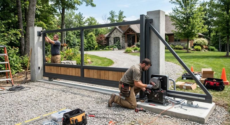 Main Gate Installation in Franklin, TN